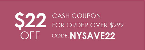 $25 Cash Coupon For Order Over $299