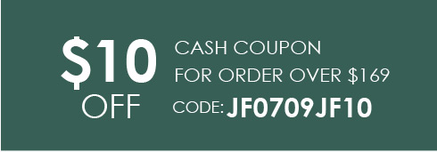 $10 OFF Cash Coupon For Order Over $169